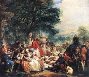 LOO, Carle van Halt During the Hunt oil painting